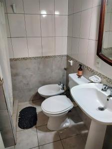 Vonios kambarys apgyvendinimo įstaigoje Alojamiento en Villa Elisa