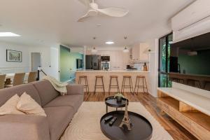 Χώρος καθιστικού στο Luxury family and friends escape