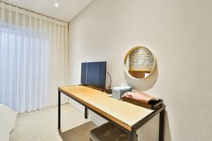 TV a/nebo společenská místnost v ubytování Ciel mini hotel
