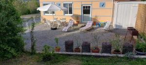 Vonkajšia záhrada v ubytovaní Ferienhaus Alegria
