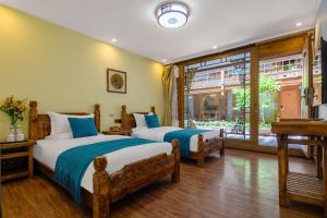 Frida's Inn 思法特观景客栈客房内的一张或多张床位