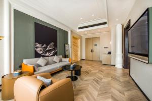 TV/trung tâm giải trí tại Atour S Hotel Taikoo Wharf Pearl River Guangzhou - Free Shuttle Bus Service Between Fair And Hotel During The Canton Fair