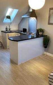 a kitchen with a counter top in a room at Studio one bedroom En-Suite with Kitchenette in Easthampstead