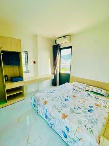 A bed or beds in a room at Villa Quy Nhơn Gần Biển Gần Trung Tâm - Biệt Thự Quy Nhơn Gần Biển