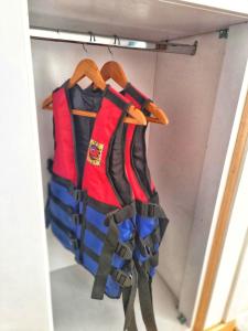 a closet with a bunch of backpacks at Dahabiya Nile Sailing - Mondays 4 Nights from Luxor - Fridays 3 Nights from Aswan in Luxor
