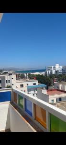 Balkón nebo terasa v ubytování Appartement plage Mdiq 1