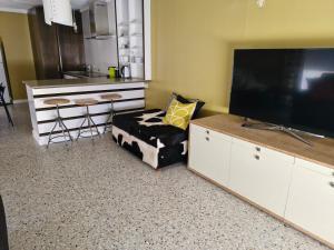 TV a/nebo společenská místnost v ubytování Wahgunyah Motel
