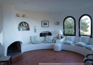 Posezení v ubytování Meervilla Mallorca - Charmantes Ferienhaus mit phantastischem Meerblick in Canyamel