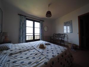 Postel nebo postele na pokoji v ubytování Meervilla Mallorca - Charmantes Ferienhaus mit phantastischem Meerblick in Canyamel