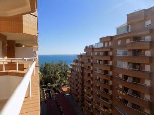 a view of the ocean from the balcony of a building at Holiday Costa marina 3MED006 in El Borseral