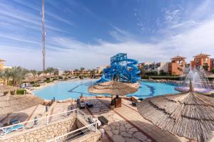 a pool at a resort with a water park at Faraana Height Aqua Park in Sharm El Sheikh