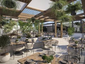 Maistra Camping Veštar Pitches餐厅或其他用餐的地方
