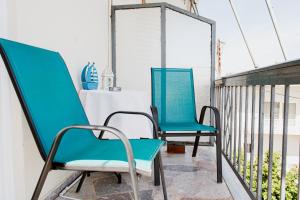 Balkón nebo terasa v ubytování Mavromati Rooms
