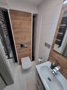 Ένα μπάνιο στο Apartament MASHOUSE Stegna