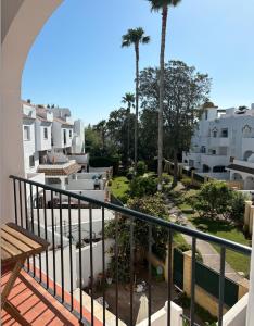 a view from the balcony of a apartment at APARTAMENTO APARTACLUB REFORMADO in Chiclana de la Frontera