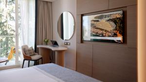 Кровать или кровати в номере Hotel Croatia