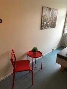 Predel za sedenje v nastanitvi Danhostel Aalborg