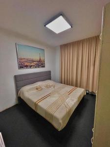 a bedroom with a large bed in a room at Sandanski 2 Bedroom Apartment in Sandanski