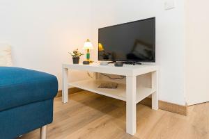 Televízia a/alebo spoločenská miestnosť v ubytovaní SohoCenter Apartment 2 Rooms Young People Only