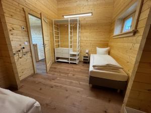 Postel nebo postele na pokoji v ubytování Hotel Hochfirst