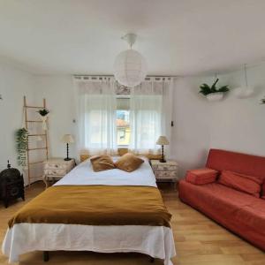 Ένα ή περισσότερα κρεβάτια σε δωμάτιο στο Vivienda Vacacional Villa Cobijero