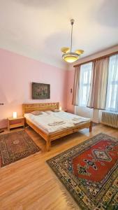 Postel nebo postele na pokoji v ubytování Kamil Apartments, Delux, 65 m2