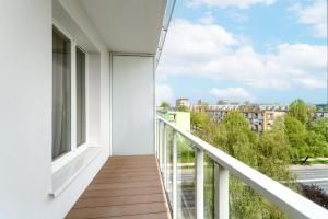 Balkón nebo terasa v ubytování MARGI Jolly BEAUTI LUX Apartament