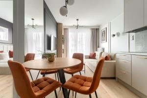 Kuchyň nebo kuchyňský kout v ubytování MARGI Jolly BEAUTI LUX Apartament