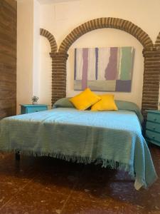 Giường trong phòng chung tại Apartamento Nora