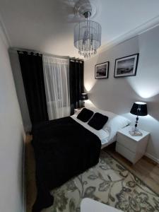 Posteľ alebo postele v izbe v ubytovaní Kamieński apartament