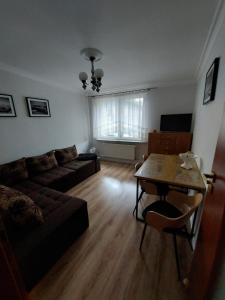 Ruang duduk di Kamieński apartament
