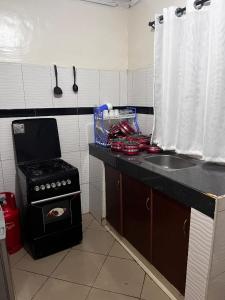 Kuchyň nebo kuchyňský kout v ubytování Klimax Homes