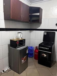 Kuchyň nebo kuchyňský kout v ubytování Klimax Homes