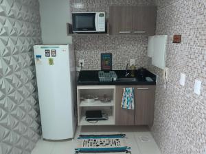 Nhà bếp/bếp nhỏ tại Apartamento excelente e bem localizado AP404