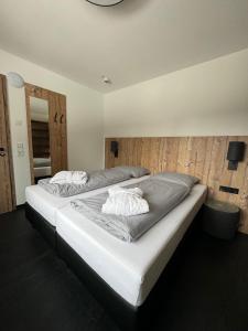 Postel nebo postele na pokoji v ubytování Köpfle Alpe