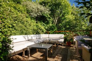 Ein Garten an der Unterkunft Insulaner Dependance