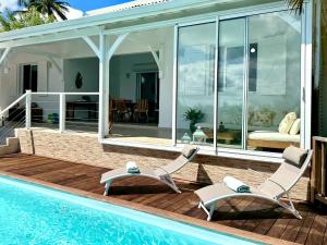 Басейн в или близо до Grande Villa de standing vue mer, piscine 3ilets