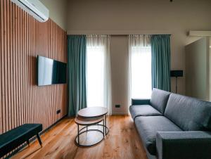 TV a/nebo společenská místnost v ubytování Hotel Mezza Notte