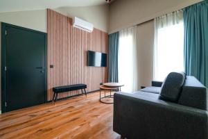 TV a/nebo společenská místnost v ubytování Hotel Mezza Notte