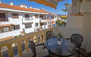 A balcony or terrace at Tres Playas Primera línea de mar - ALBERT VILLAS Alcossebre