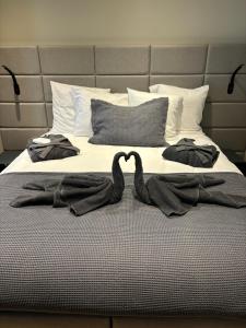 Postel nebo postele na pokoji v ubytování Hotel Mezza Notte