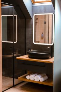 Kúpeľňa v ubytovaní M26 Prémium apartmanok