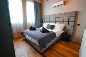 Postel nebo postele na pokoji v ubytování Hotel Mezza Notte