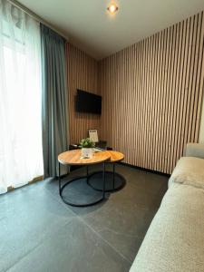 TV a/nebo společenská místnost v ubytování Hotel Mezza Notte