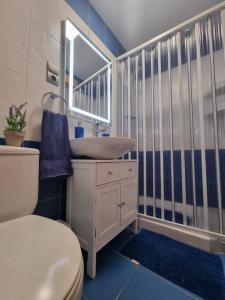 Koupelna v ubytování Apartamento en primera línea, Les Palmeretes