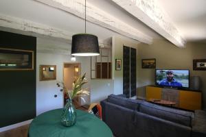 Televisyen dan/atau pusat hiburan di Appartement de 40m2 indépendant