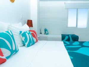 Hotel Caribbean Coral客房内的一张或多张床位