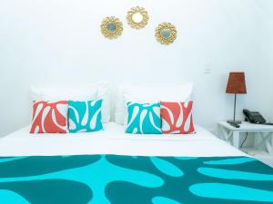 Hotel Caribbean Coral客房内的一张或多张床位