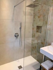 Koupelna v ubytování Hotel Locanda Alla Perla