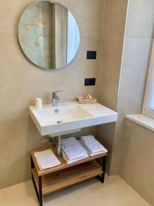 Koupelna v ubytování Hotel Locanda Alla Perla